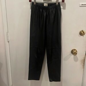 vintage neiman marcus genuine leather trouser pants size small